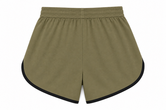 Olive & Black Combo Men’s Athletic Shorts | Quick-Dry Sports & Gym Shorts