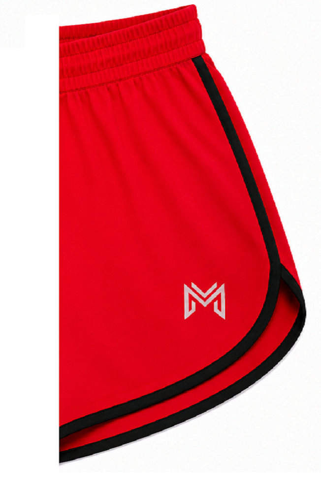 Men's Red Sports Shorts | Quick Dry Gym, Running & Workout Shorts