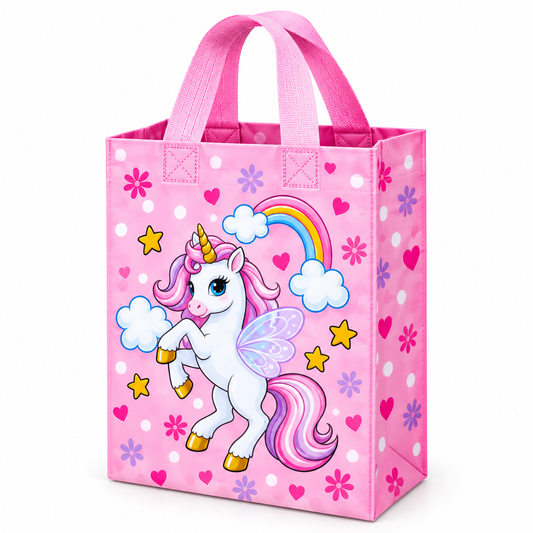 Pack of 10 Pink Unicorn Gift Bags