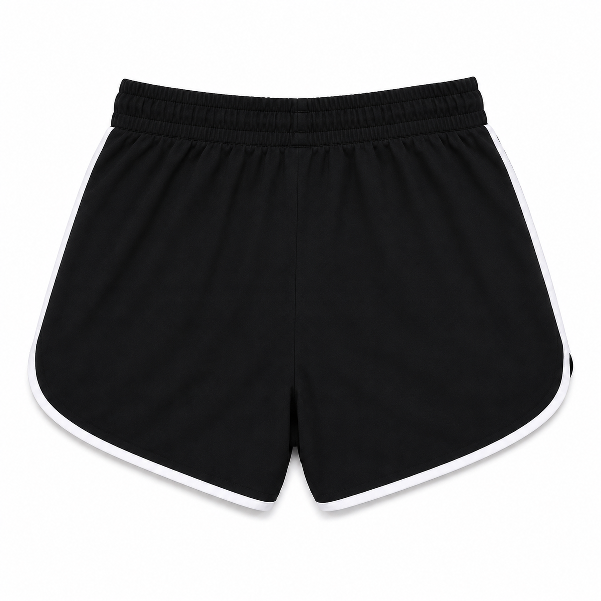 Men’s Blue & Black Athletic Running Shorts with Contrast Piping & Drawstring | Gym & Sports Shorts