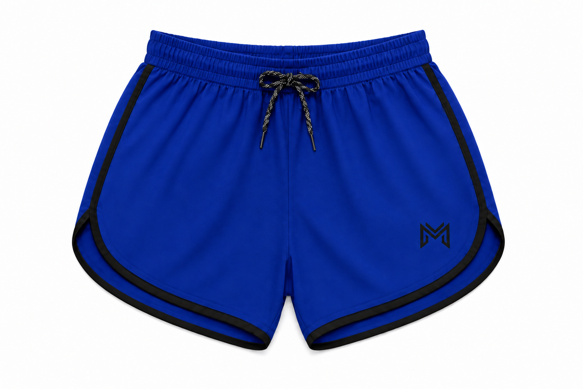 Men's Blue Sports Shorts | Quick Dry Gym, Running & Workout Shorts