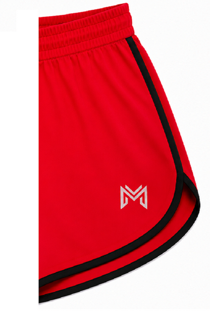 Men's Red Sports Shorts | Quick Dry Gym, Running & Workout Shorts