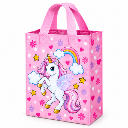 Pack of 10 Pink Unicorn Gift Bags