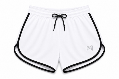 Men's White Sports Shorts | Quick Dry Gym, Running & Workout Shorts