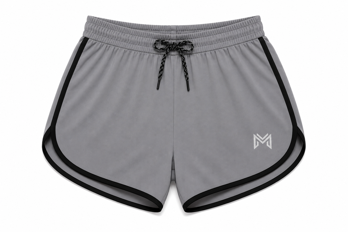 Men's Grey Sports Shorts | Quick Dry Gym, Running & Workout Shorts