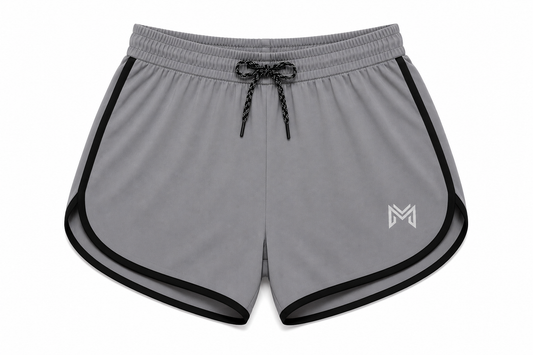 Men's Grey Sports Shorts | Quick Dry Gym, Running & Workout Shorts